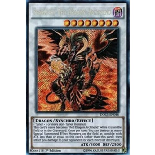 Scarlight Red Dragon Archfiend (DOCS-EN046) Secret Rare 1st