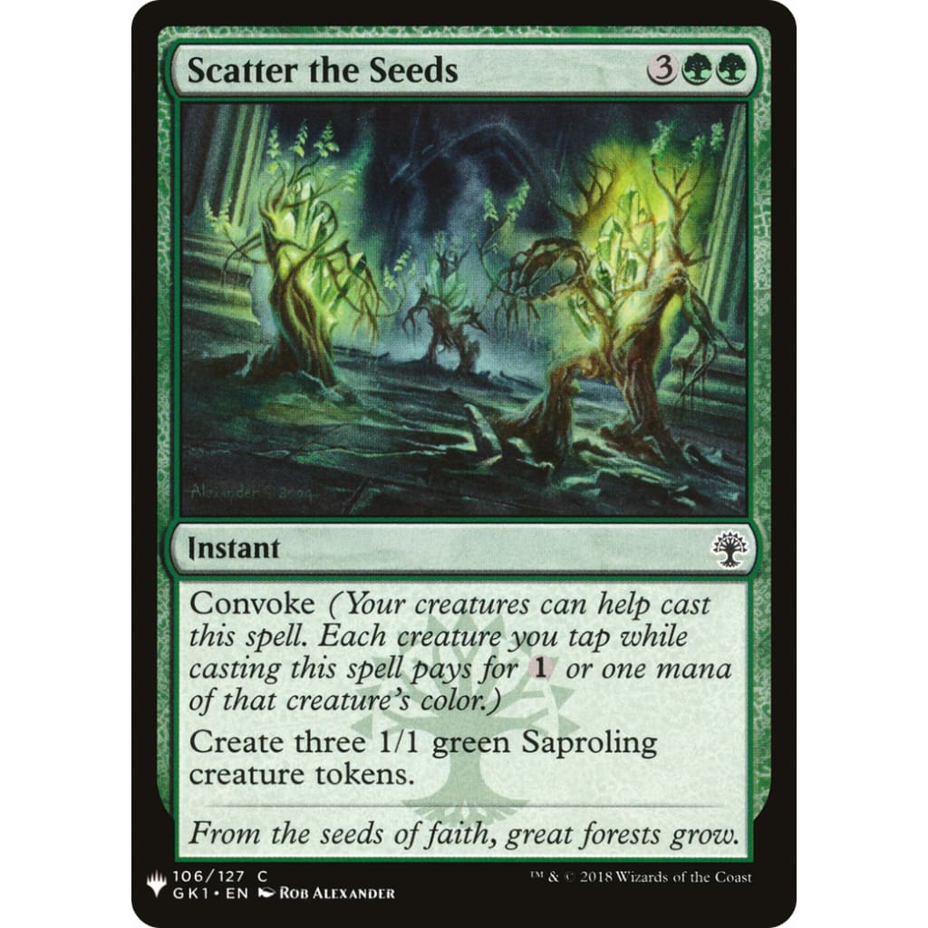 Scatter the Seeds (PLST-GK1-106) - Single