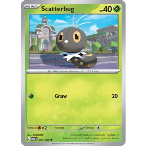 Scatterbug (7) Common Reverse Holofoil - Single