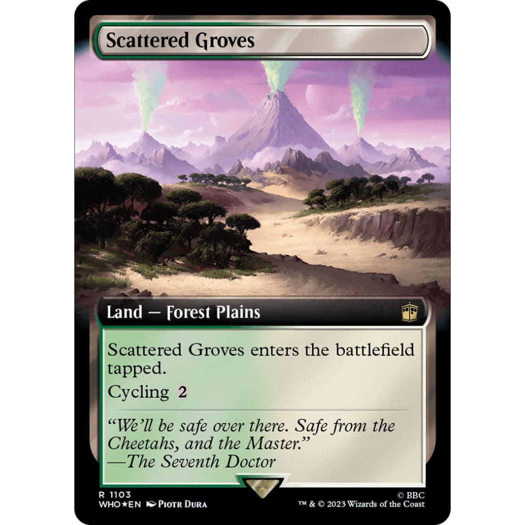 Scattered Groves (WHO-1103): (Extended Art) Foil - Single