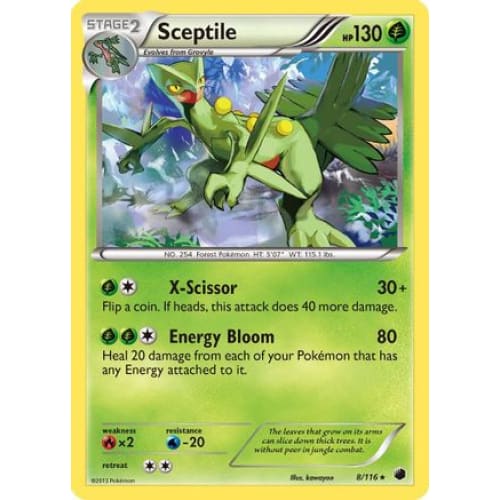 Sceptile (008/116) Holo Rare Holofoil - Single