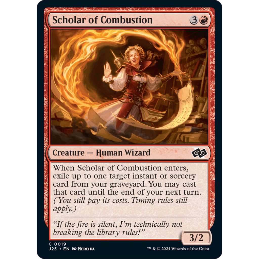 Scholar of Combustion (J25-019) - Single