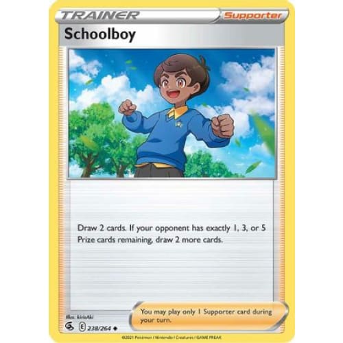 Schoolboy (238/264) Uncommon - Single