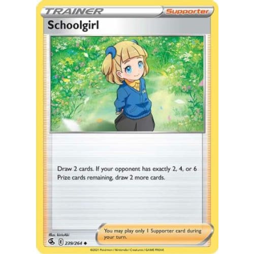 Schoolgirl (239/264) Uncommon - Single