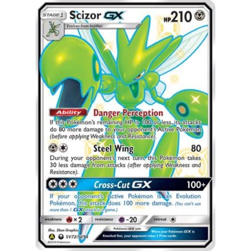 Scizor-GX (SV72/094) Rare Shiny GX Holofoil - Single