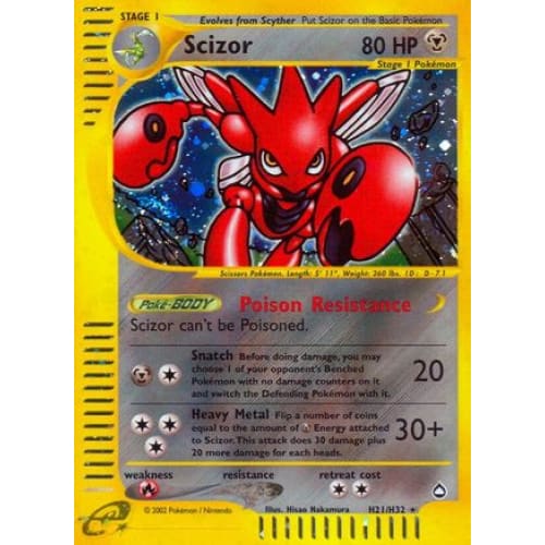 Scizor (H21/147) Holo Rare Holofoil - Single