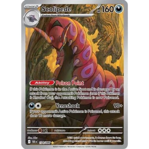 Scolipede - 134/086 (134) Illustration Rare Holofoil