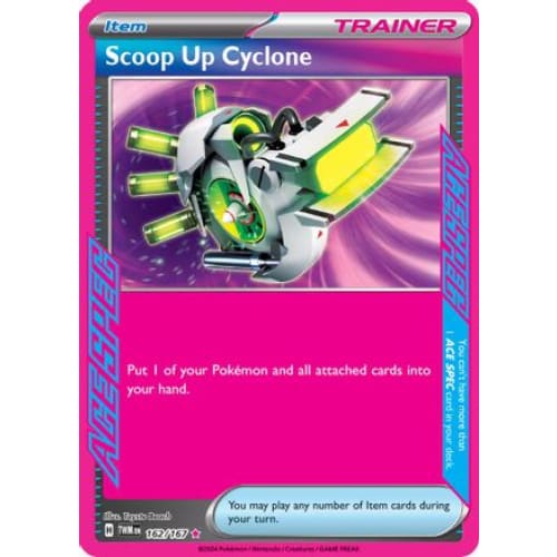 Scoop Up Cyclone (162) ACE SPEC Rare Holofoil - Single