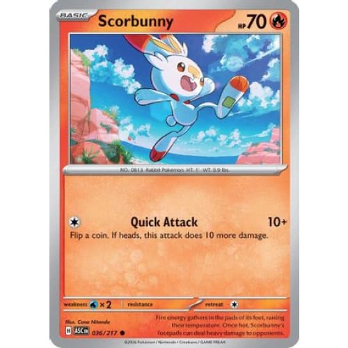 Scorbunny - 036/217 (36) Common - Single
