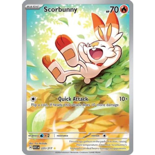 Scorbunny - 225/217 (225) Illustration Rare Holofoil
