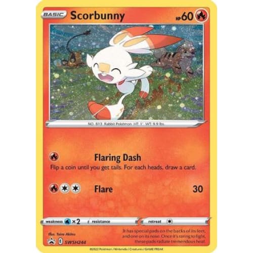 Scorbunny (SWSH244/184) Promo Holofoil - Single