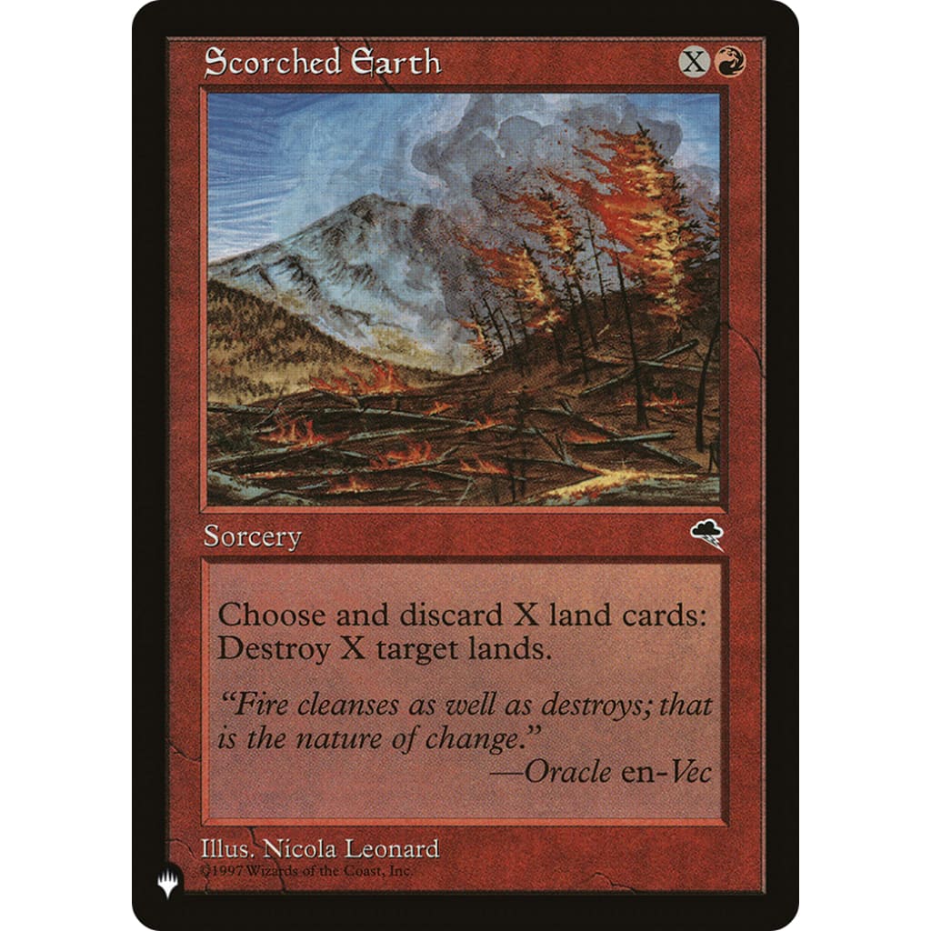 Scorched Earth (PLST-TMP-200) - Single