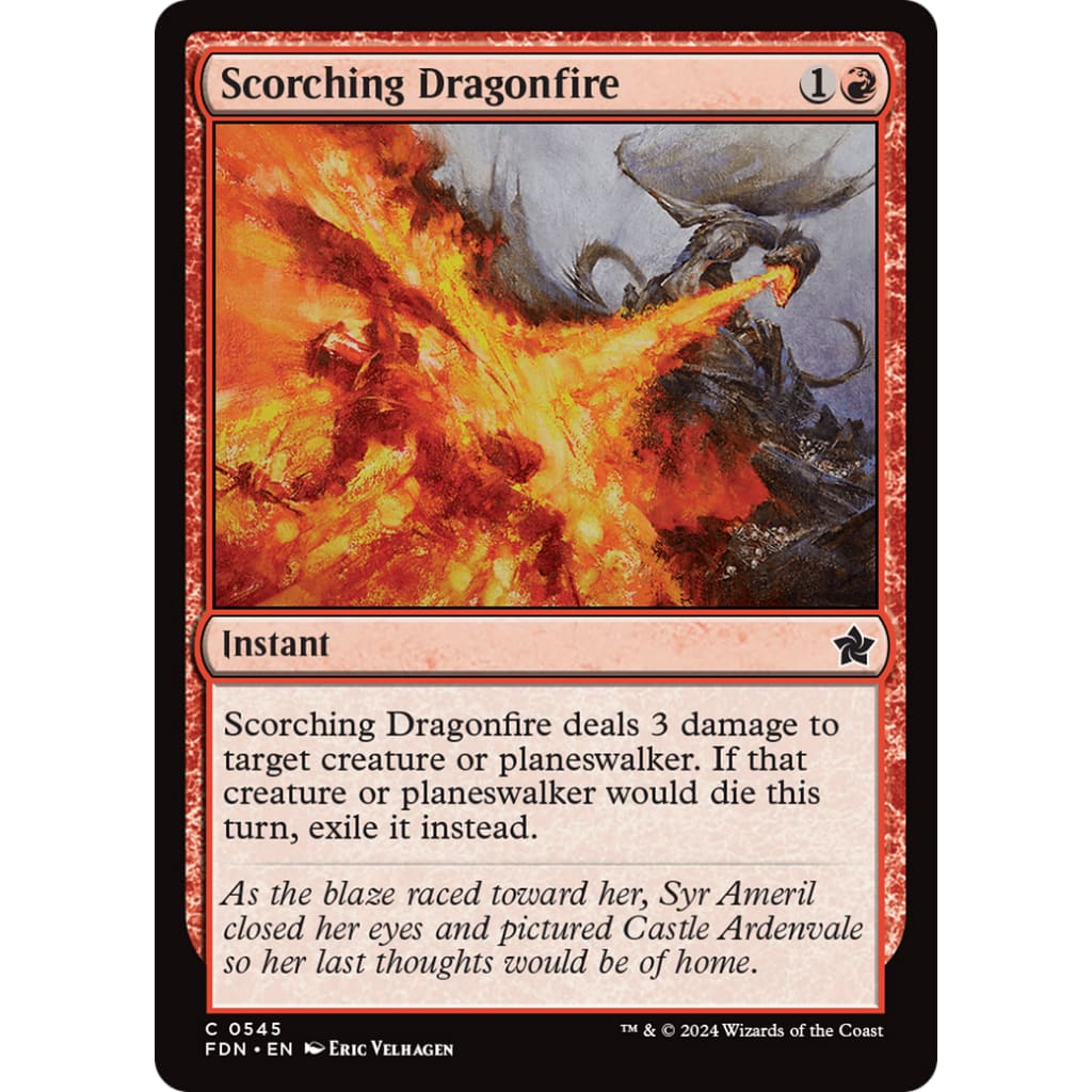 Scorching Dragonfire (FDN-545) - Single