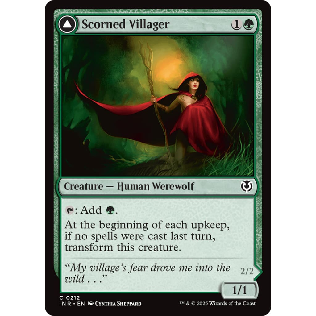 Scorned Villager (INR-212) Foil - Single