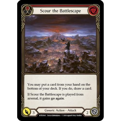 Scour the Battlescape (Red) (WELCOME TO RATHE) Unlimited