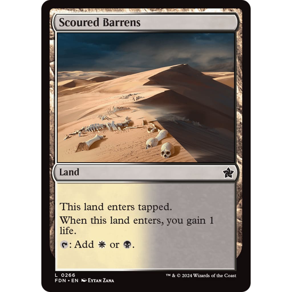 Scoured Barrens (FDN-266) Foil - Single