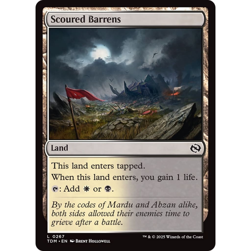 Scoured Barrens (TDM-267) Foil - Single