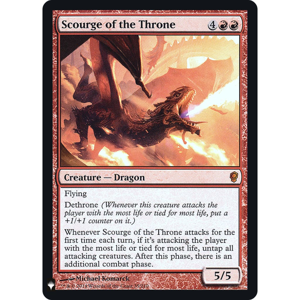 Scourge of the Throne (PLST-CNS-35) Foil - Single