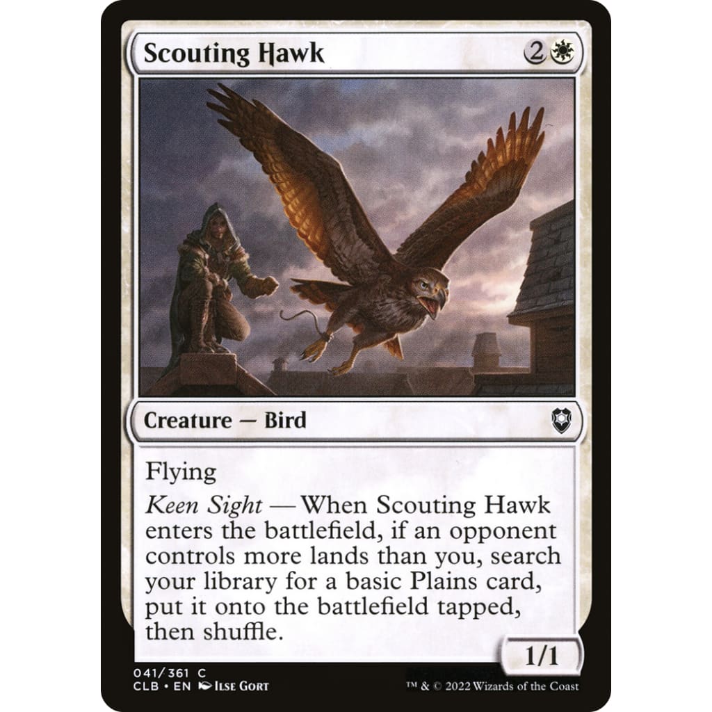 Scouting Hawk (CLB-041) Foil - Single
