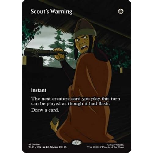 Scout’s Warning (Borderless) (TLE-006) - Single