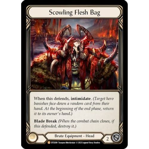 Scowling Flesh Bag (DUSK TILL DAWN) Cold Foil - Single