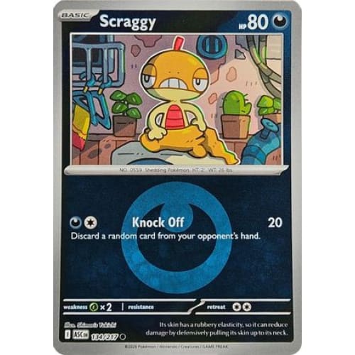 Scraggy (Energy Symbol Pattern) (134) Common Reverse