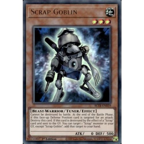 Scrap Goblin - BLTR-EN059 Ultra Rare 1st Edition - Single