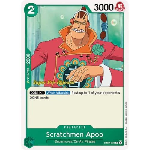 Scratchmen Apoo ST02-008 C Super Pre-Release Starter Deck