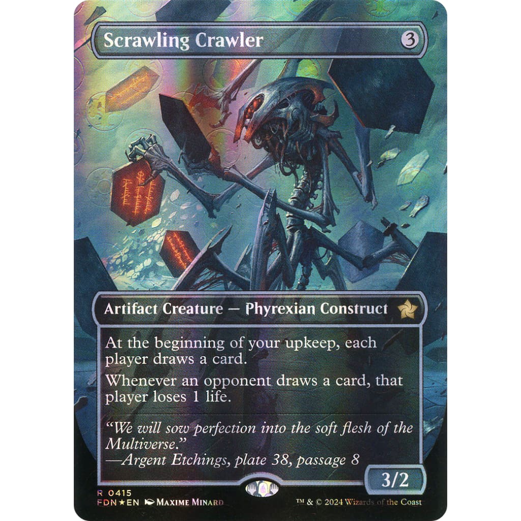 Scrawling Crawler (FDN-415) (Borderless) Foil - Single