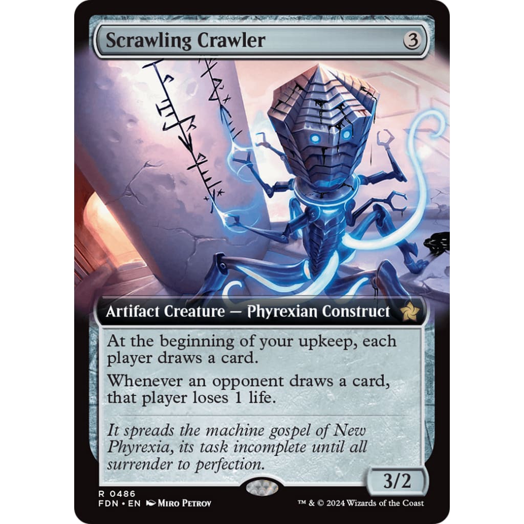 Scrawling Crawler (FDN-486): (Extended Art) Foil - Single