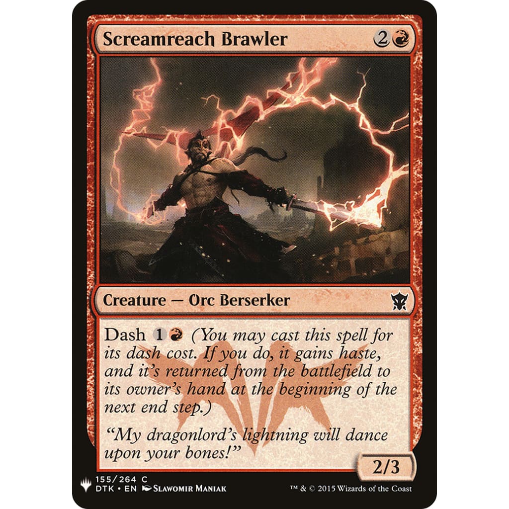 Screamreach Brawler (PLST-DTK-155) - Single