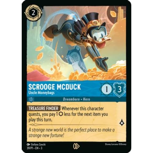 Scrooge McDuck - Uncle Moneybags (39) - Disney Lorcana