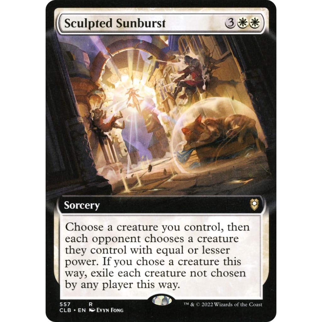 Sculpted Sunburst (CLB): (Extended Art) Foil - Single