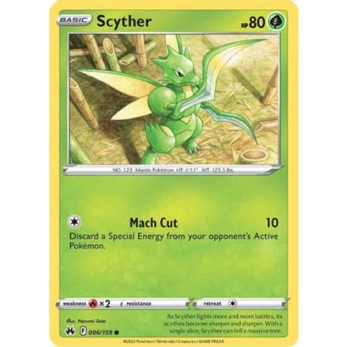 Scyther (006) Common Reverse Holofoil - Single