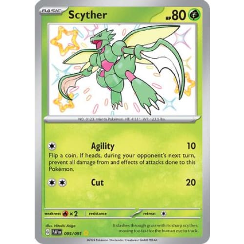 Scyther (95) Shiny Rare Holofoil - Single