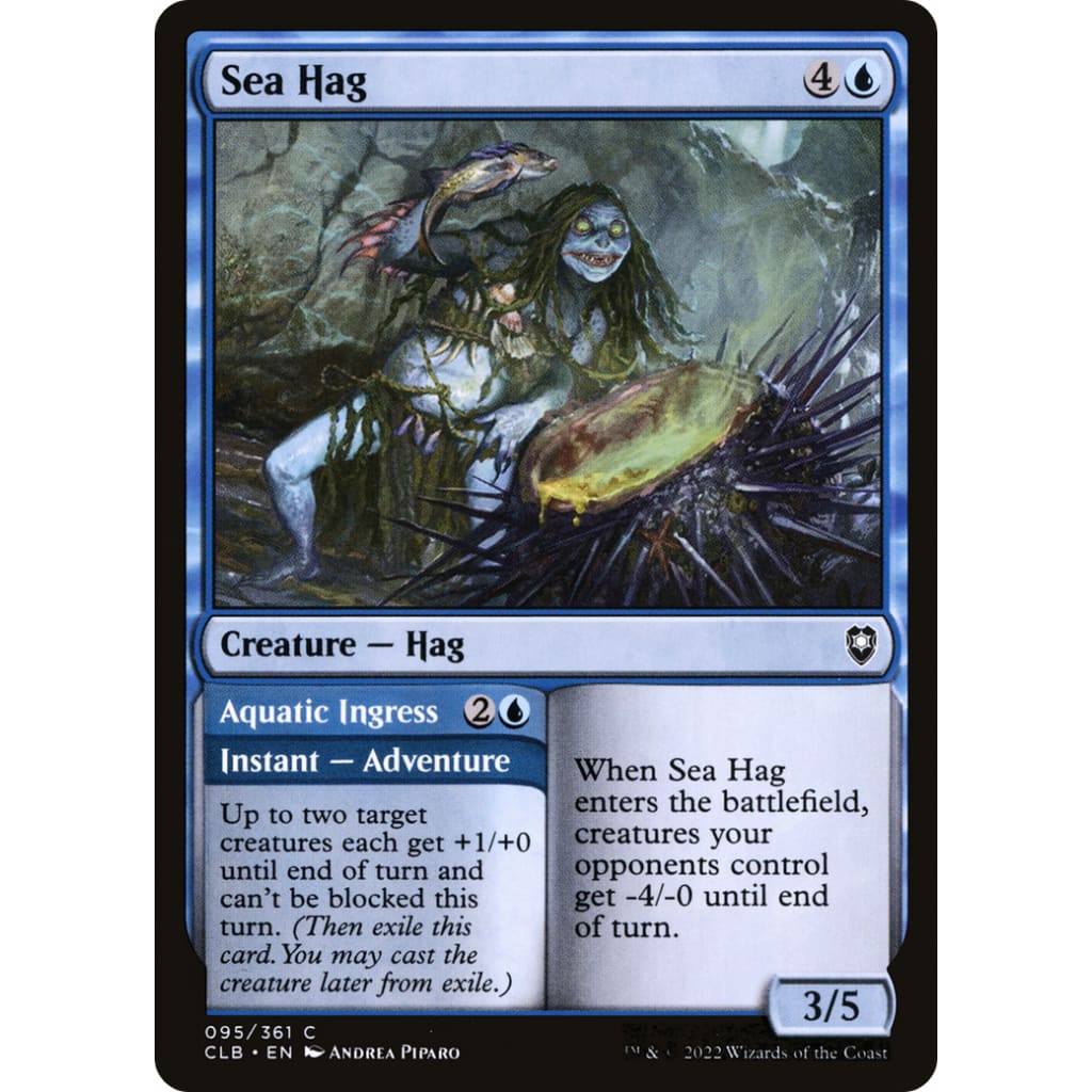 Sea Hag // Aquatic Ingress (CLB-095) Foil - Single