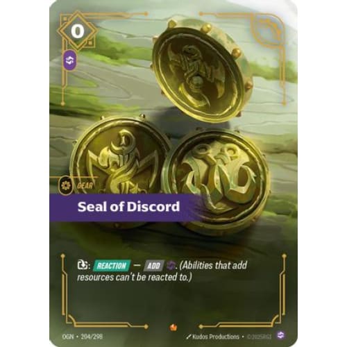 Seal of Discord (204/298) - Origins Foil - Single