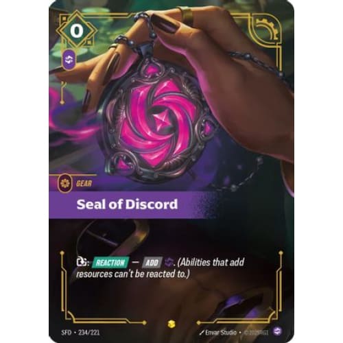 Seal of Discord (Overnumbered) (234/221) - Spiritforged