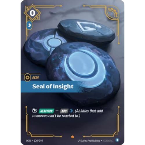 Seal of Insight (120/298) - Origins Foil - Single