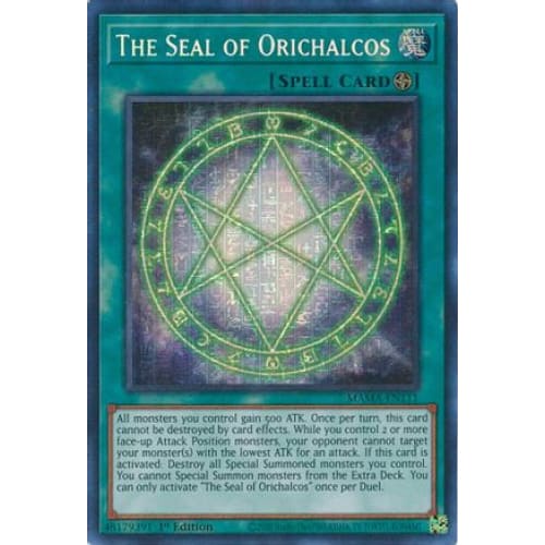 The Seal of Orichalcos (Secret Pharaoh’s Rare) - MAMA-EN111