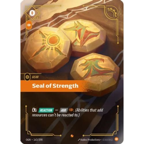 Seal of Strength (163/298) - Origins Foil - Single