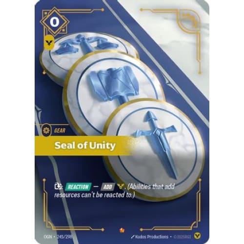 Seal of Unity (245/298) - Origins Foil - Single