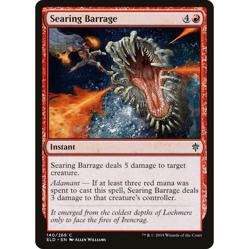 Searing Barrage (ELD-140) - Single