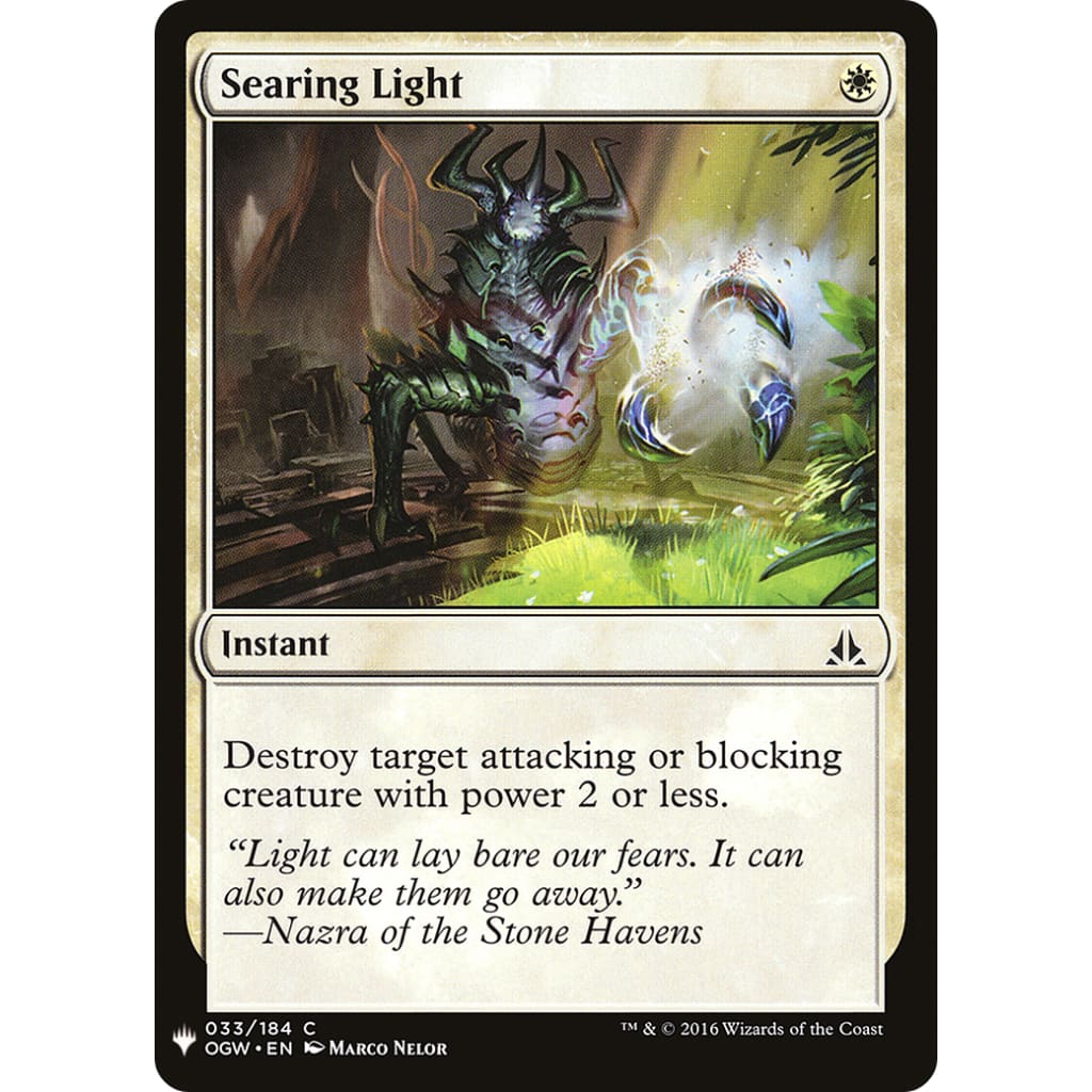 Searing Light (PLST-OGW-33) - Single