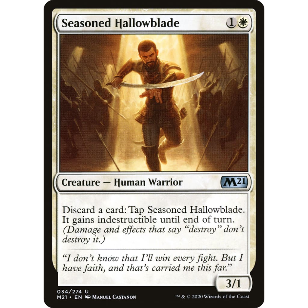 Seasoned Hallowblade (M21-034) - Single