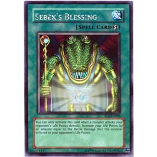 Sebek’s Blessing (PCJ-EN002) Prismatic Secret Rare Limited