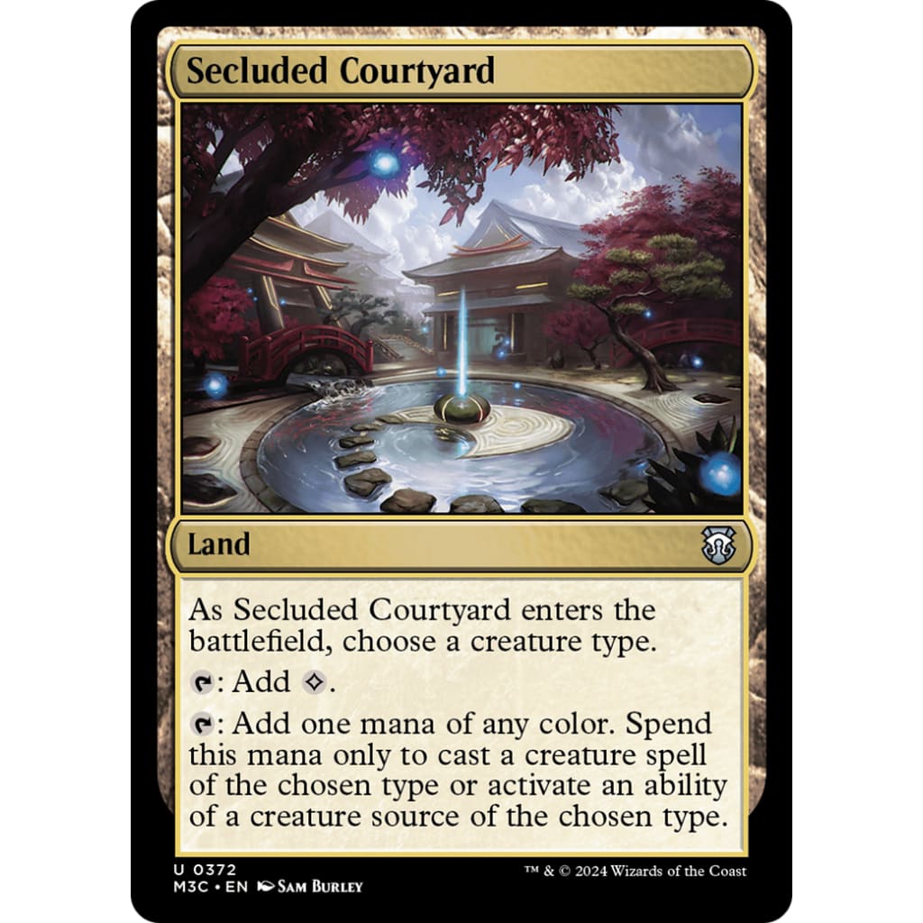 Secluded Courtyard (M3C-372) - Single