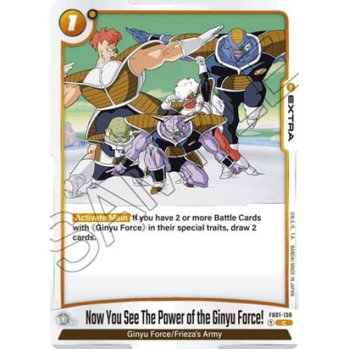 Now You See The Power of the Ginyu Force! (FB01-138)
