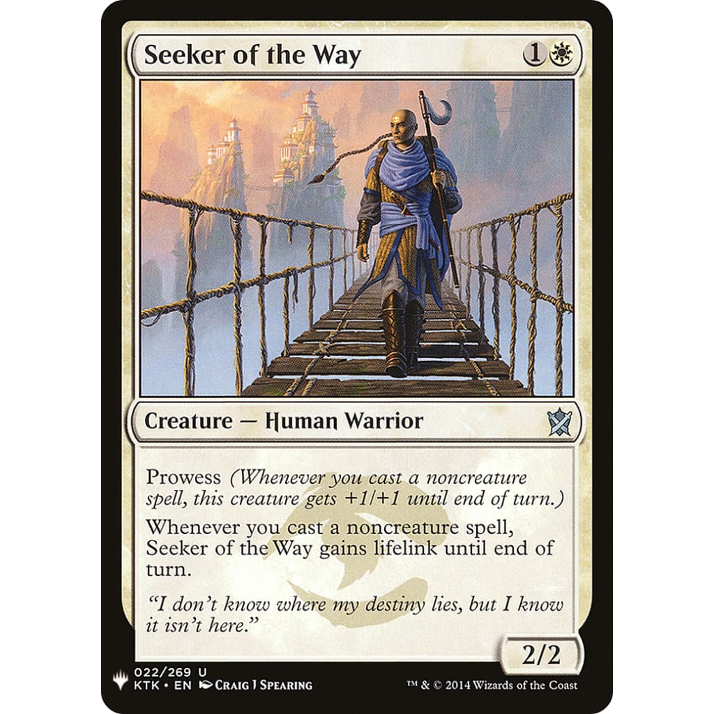 Seeker of the Way (PLST-KTK-22) - Single