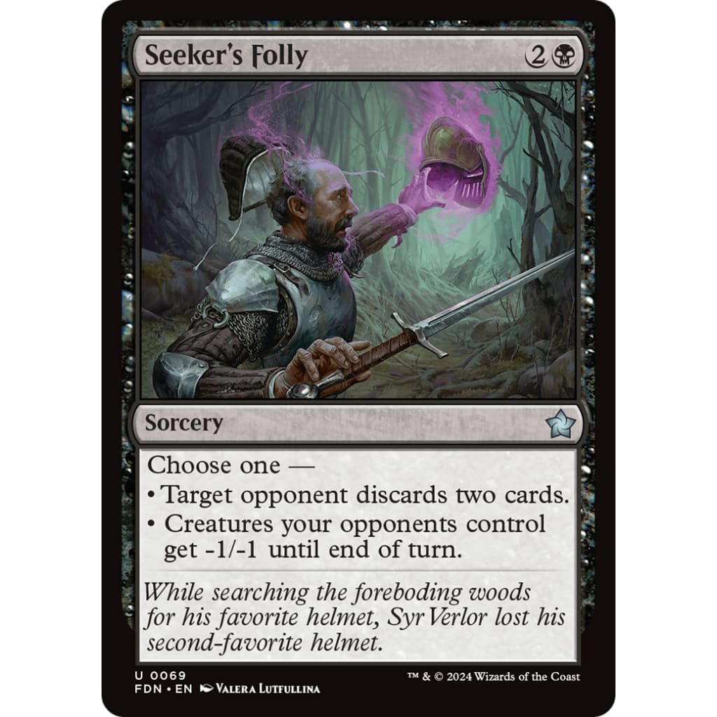 Seeker’s Folly (FDN-069) Foil - Single